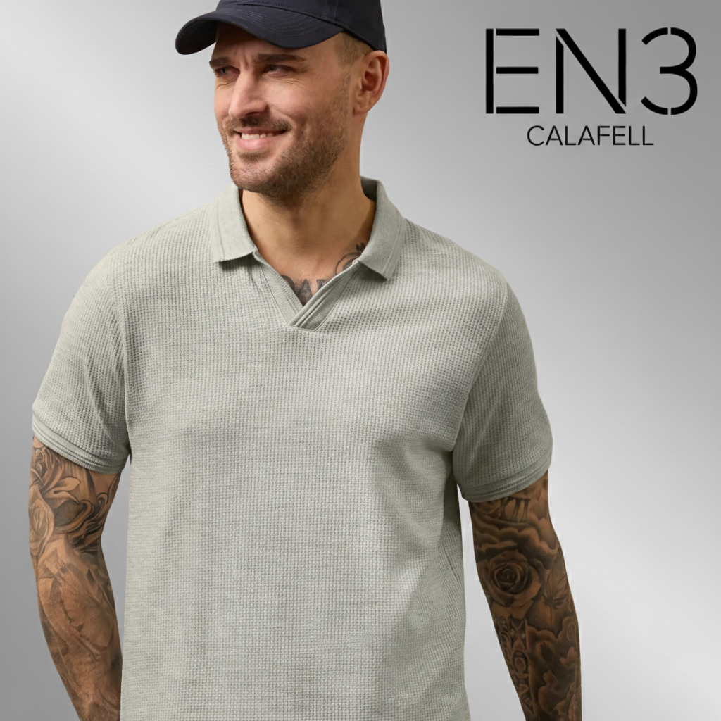 EN3CALAFELL POLO DE PUNTO CUELLO PICO STREET ONE