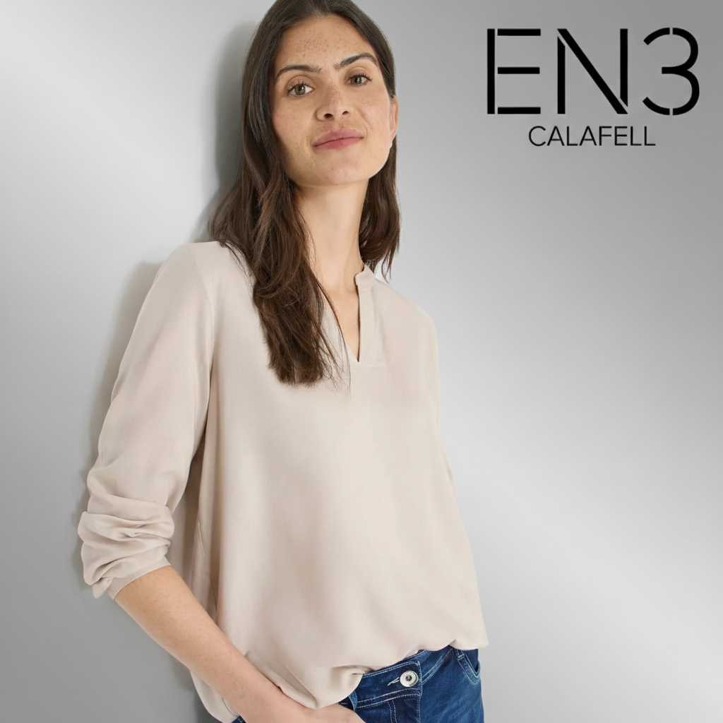 EN3CALAFELL BLUSA BASICA CECIL CUELLO EN V