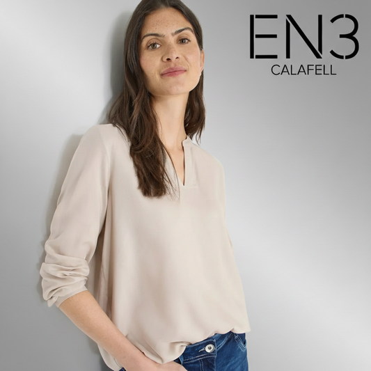 EN3CALAFELL BLUSA BASICA CECIL CUELLO EN V