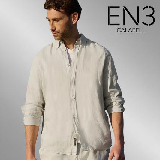 EN3CALAFELL CAMISA LINO STREET ONE MEN