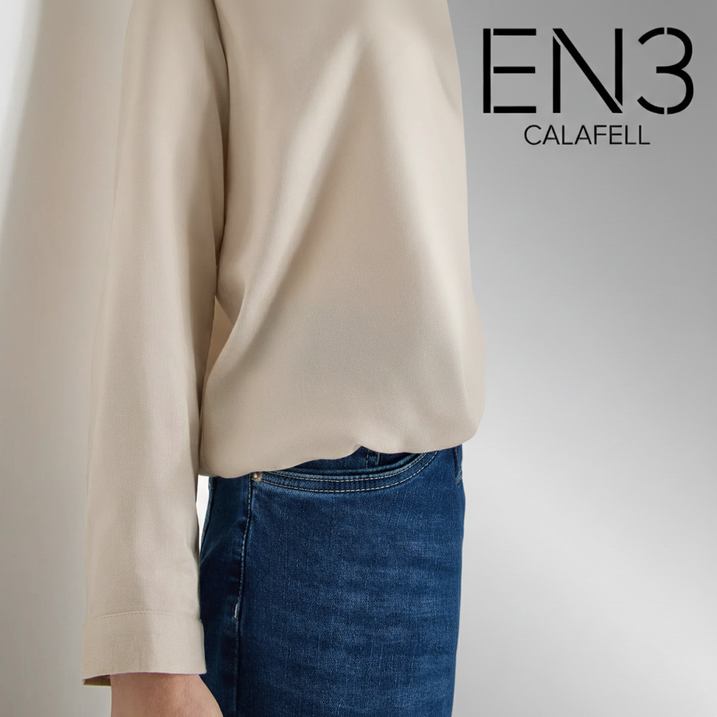 EN3CALAFELL BLUSA BASICA CECIL CUELLO EN V