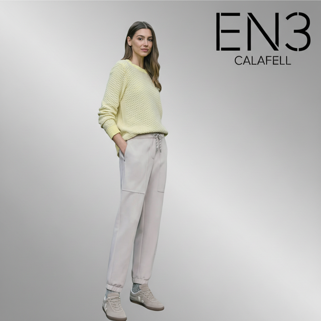 EN3CALAFELL PANTALONES CECIL AJUSTADOS CON GOMA