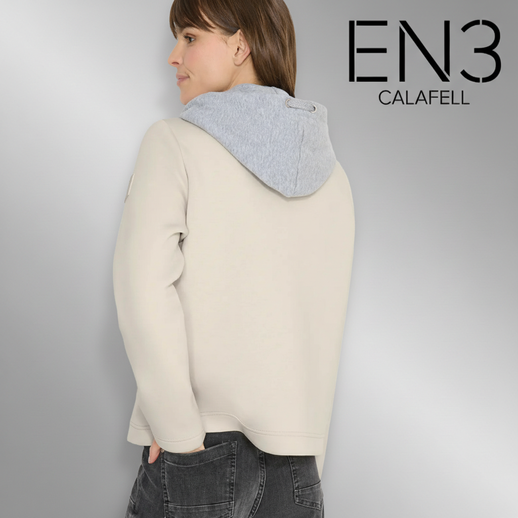EN3CALAFELL CHAQUETA GABARDINA CON CAPUCHA EXTRAIBLE CECIL