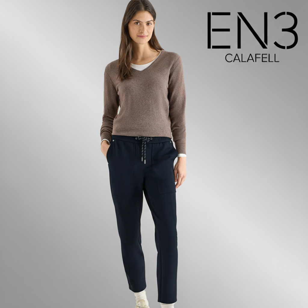 EN3CALAFELL PANTALONES CECIL AJUSTADOS CON GOMA