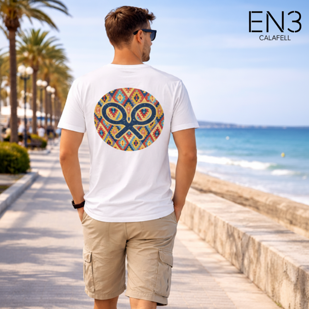 SILBON CAMISETA DE ALGODON CON PRINT EN ESPALDA