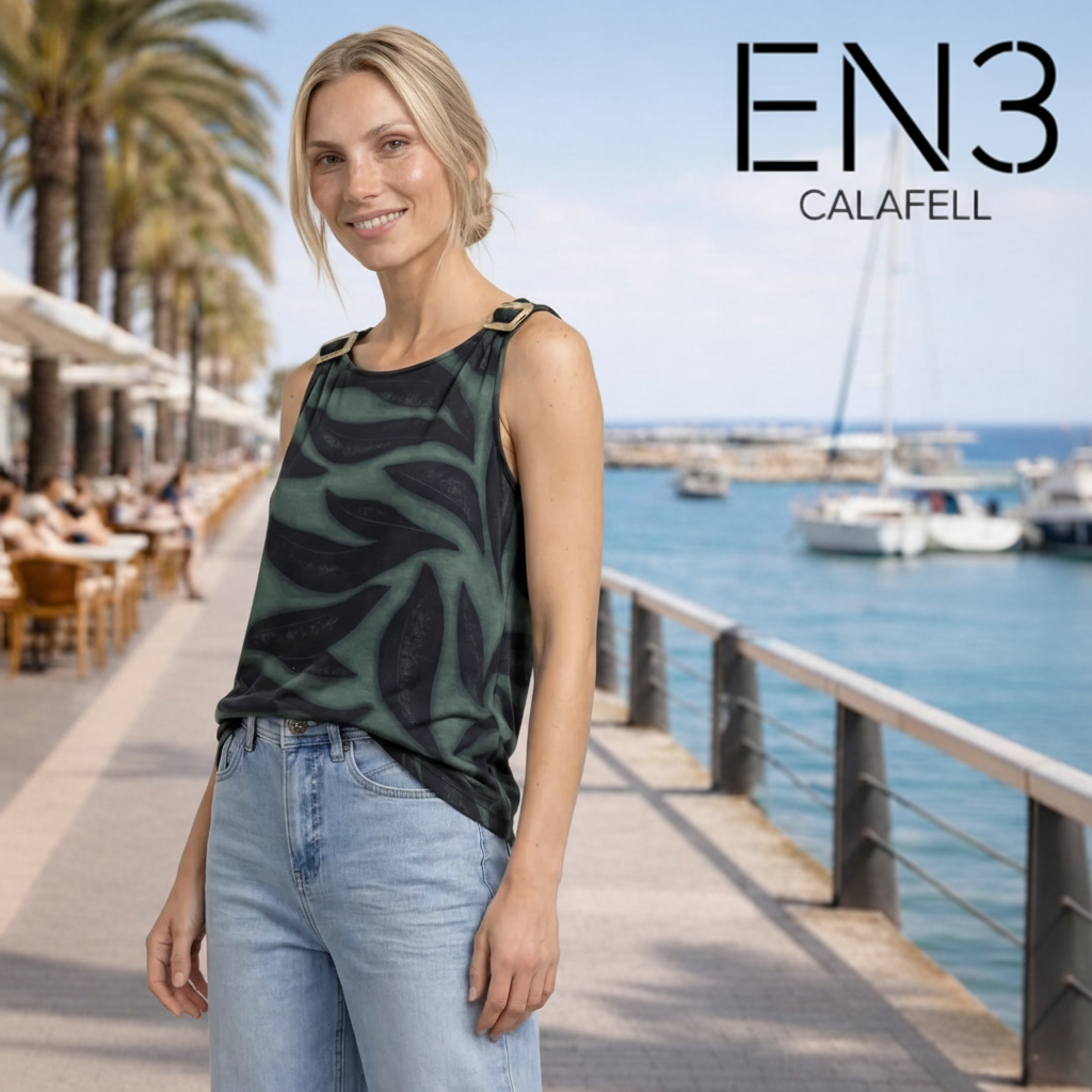 STREET ONE CAMISETA TIRANTES ESTAMPADO ANIMA PRINT