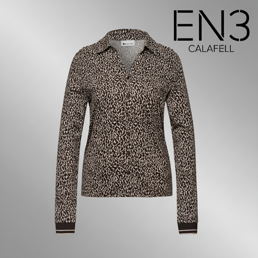 EN3CALAFELL BLUSA STREET ONE ESTAMPADO ANIMAL PRINT