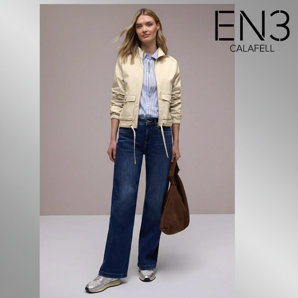 STREET ONE PANTALONES HOLGADOS AZULES