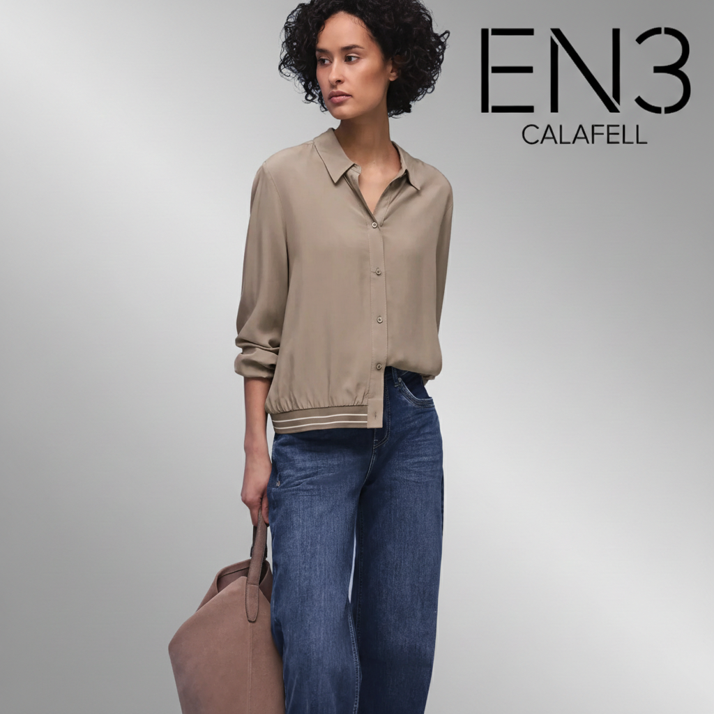 EN3CALAFELL BLUSA CAMISERA TOQUE UNIVERSITARIO STREET ONE