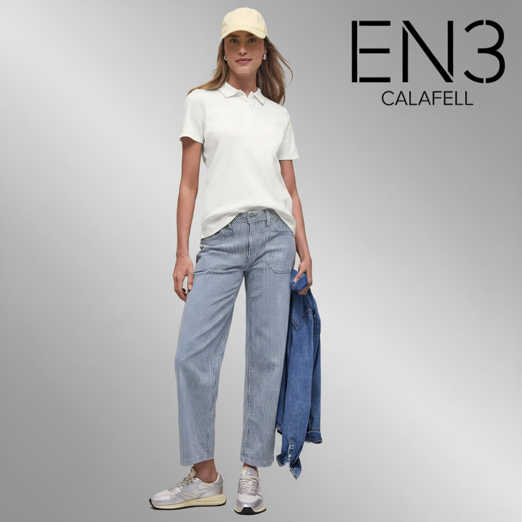 STREET ONE POLO DE CANALE BLANCO