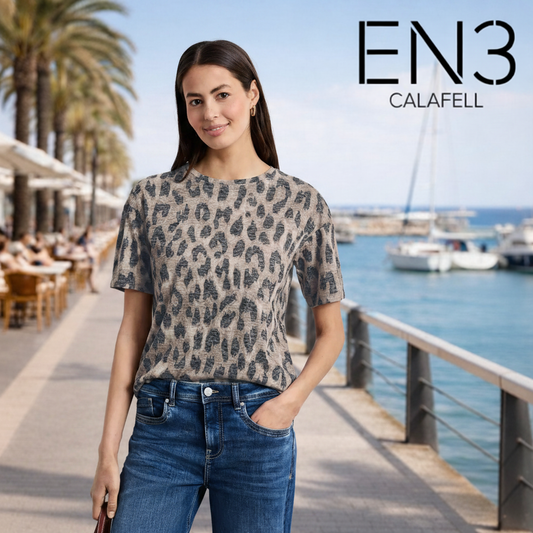 STREET ONE CAMISETA MANGA CORTA ANIMAL PRINT