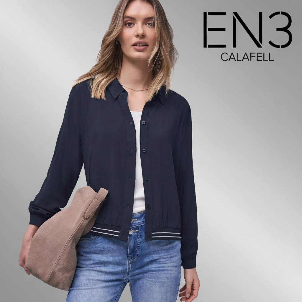 EN3CALAFELL BLUSA CAMISERA TOQUE UNIVERSITARIO STREET ONE