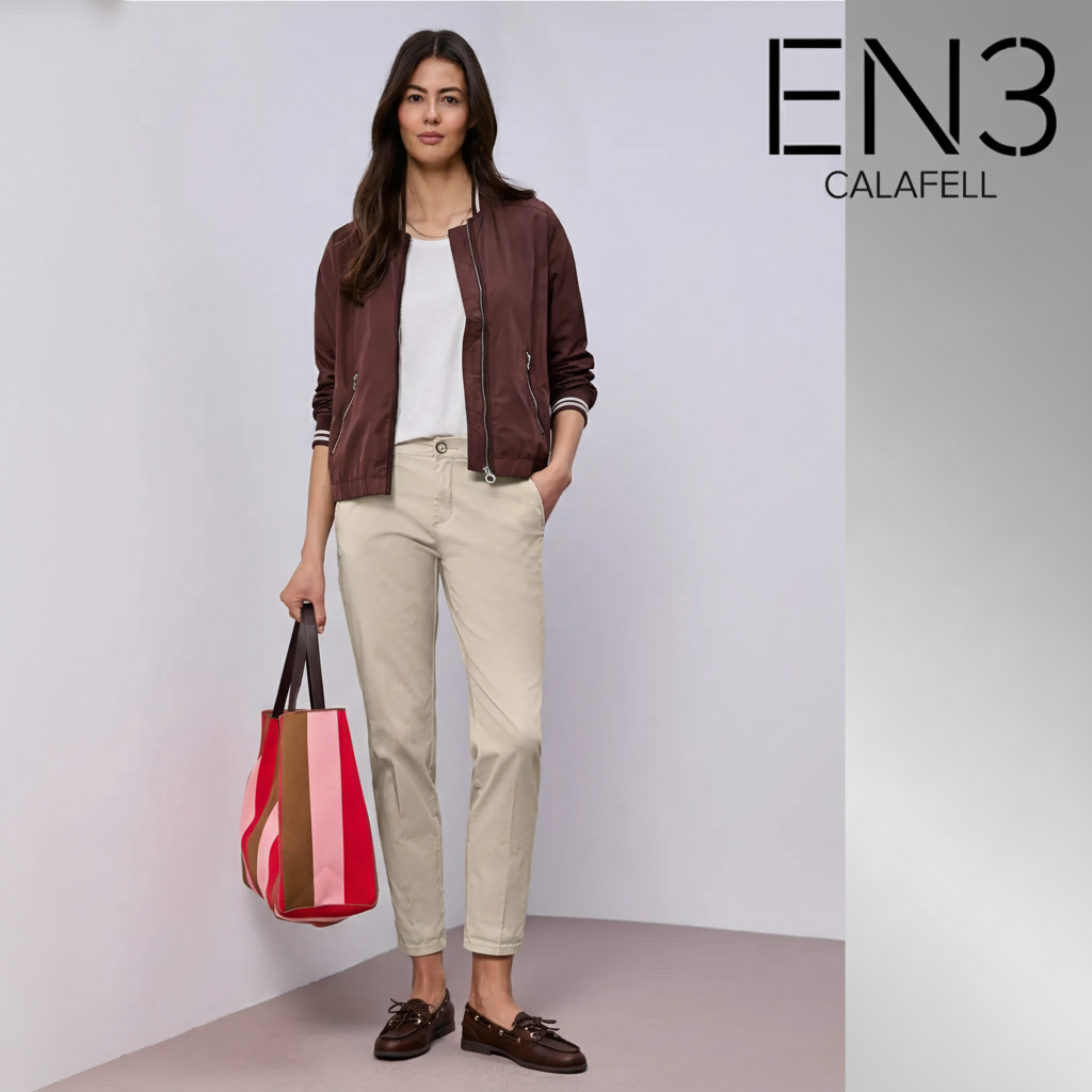 STREET ONE PANTALON CHINO BEIGE