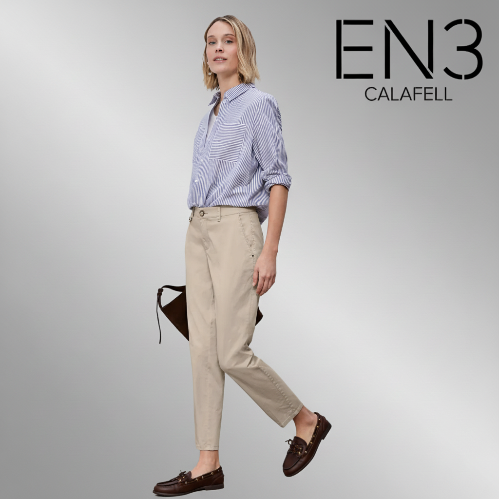 STREET ONE PANTALON CHINO BEIGE