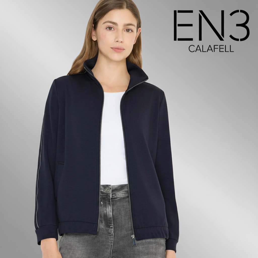 EN3CALAFELL SUDADERA DEPORTIVA CECIL CON CINTA EN MANGAS