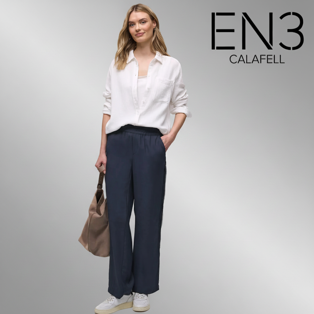 STREET ONE PANTALONES HOLGADOS AZULES