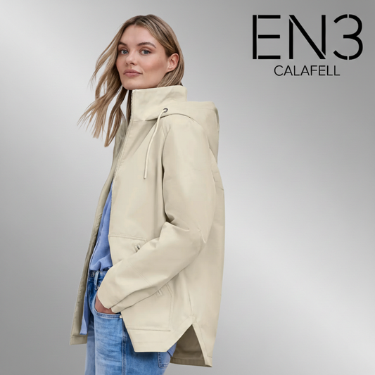 EN3CALAFELL PARKA LARGA BEIGE STREET ONE