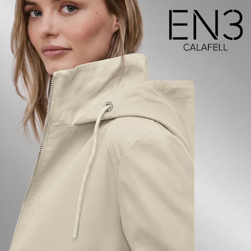 EN3CALAFELL PARKA LARGA BEIGE STREET ONE