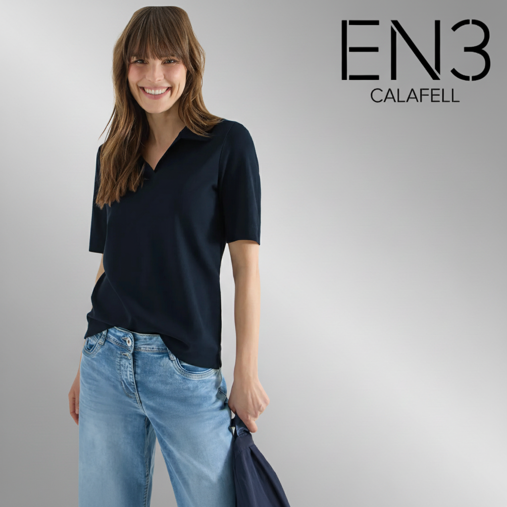 CECIL CAMISETA POLO DE ALGODON ESTILO DEPORTIVO