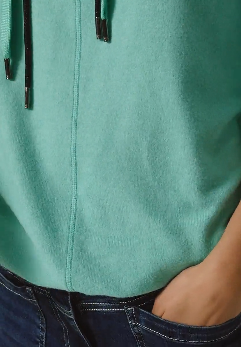 SUDADERA JERSEY CON CUELLO CHAL